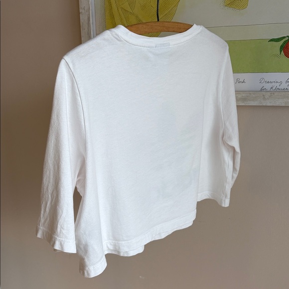 adidas Cropped Tropical Palm Logo Tee - Picture 4 of 4